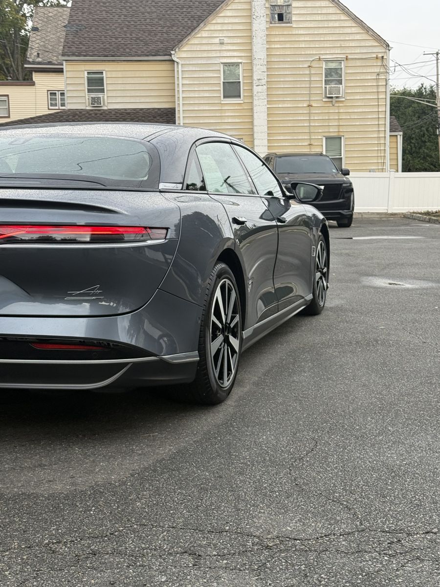 Lucid Air outside Recharge Auto Spa