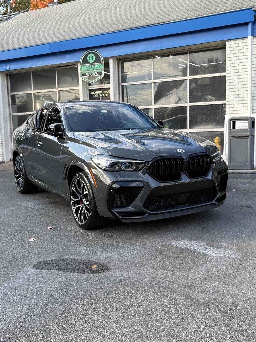 BMW X6 M outside Recharge Auto Spa